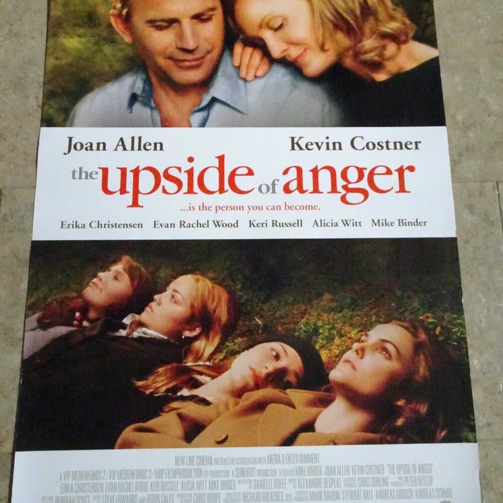 THE UPSIDE OF ANGER - MOVIE POSTER WITH KEVIN COSTNER AND JOAN ALLEN